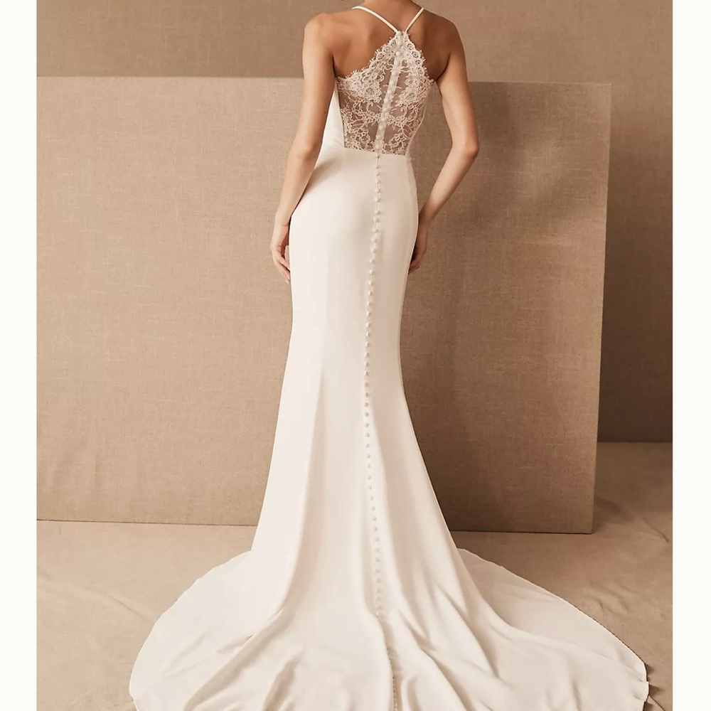 Nouvelle Amsale X BHLDN Ivory wedding dress - NEVER WORN - size 16